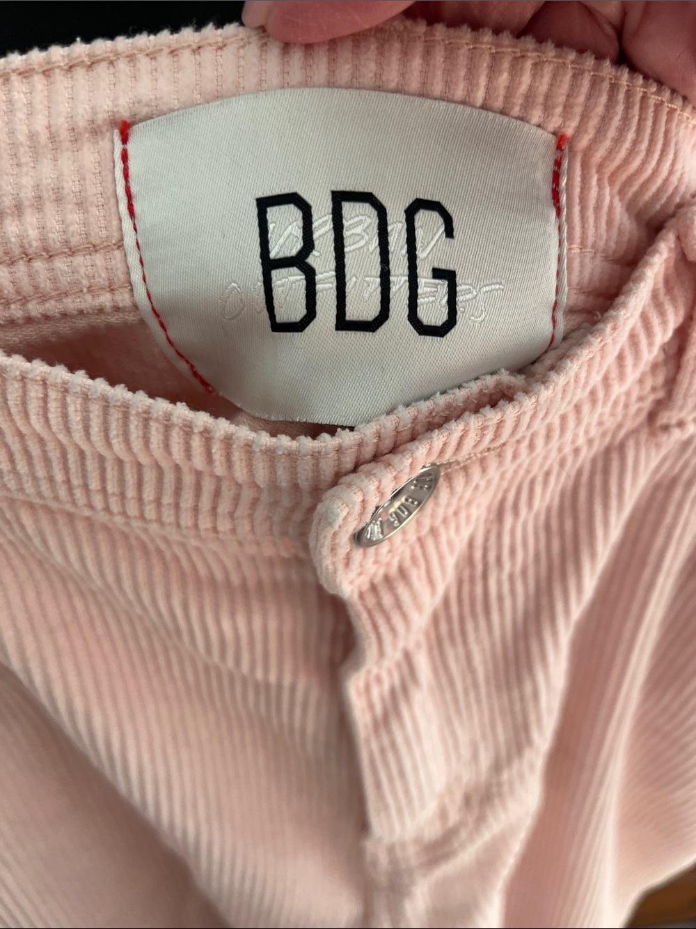 BDG Straight-Leg Men’s Size 32 Waist Corduroy Jeans in Pale Pink NWOT - Picture 2 of 8